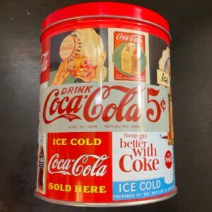 Vintage 1993 Coca Cola/ Coke Collectible Tin Puzzle Included